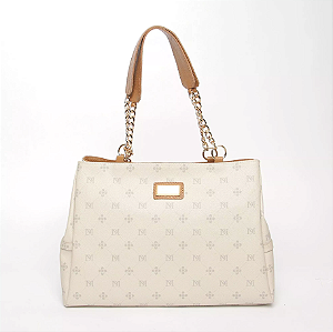 BOLSA FEMININA EM MONOGRAMA