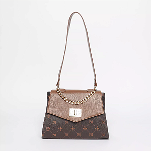 BOLSA FEMININA EM MONOGRAMA