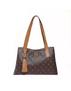 BOLSA FEMININA EM MONOGRAMA