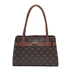 BOLSA FEMININA EM MONOGRAMA