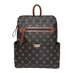 MOCHILA FEMININA EM MONOGRAMA
