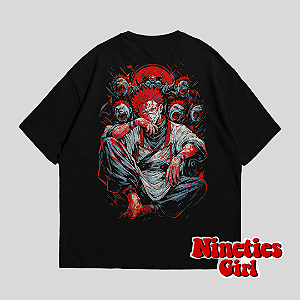 Camiseta Oversized Sukuna – Jujutsu Kaisen
