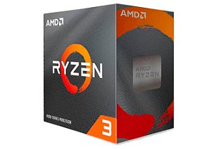 PROCESSADOR AMD RYZEN 3 4100, 4-CORE, 8-THREADS, 3.8GHZ (4.0GHZ TURBO), CACHE 6MB, AM4, 100-100000510BOX