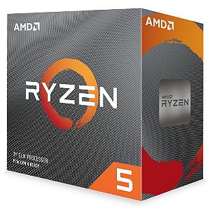 Processador AMD Ryzen 5 3600, 6-Core, 12-Threads, 3.6GHz (4.2GHz Turbo), Cache 35MB, AM4, 100-100000031SBX