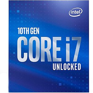 Processador Intel Core i7-10700K Box (LGA 1200/8 Cores/8 Threads/3.8GHz/16MB Cache/UHD Intel 630) - *S/Cooler*