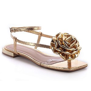 FLAT FLOWER DOURADA ✨