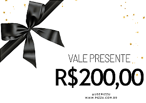 VALE PIZZU | Vale Compras de R$200,00