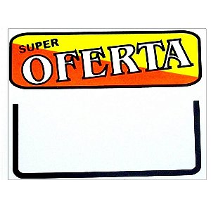 Etiqueta PVC Super Oferta