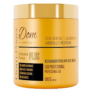Kit Btox Dom Tox Repositor de Massa Mais Mascara Dom Power 500g
