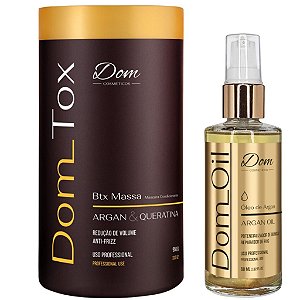 Btox Capilar Dom Cosmeticos Óleo Argan Oil Absolut 60ml