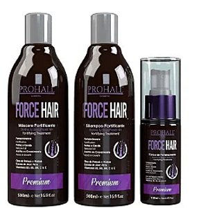 Prohall Force Hair Crescimento Fortifica Anti-Queda Rícino