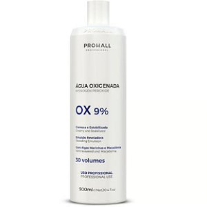 Prohall Água Oxigenada OX 9% 30 Volumes 900ML