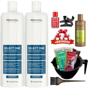 Prohall Select One Progressiva Sem Formol Organica 2x1 Litro