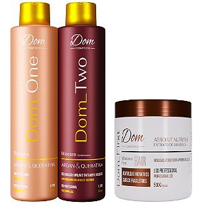 Kit Progressiva Dom Cosméticos Máscara Dom First