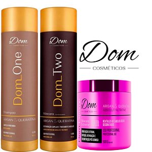 Kit Progressiva Dom One & Two Mascara Dom Extreme 500g