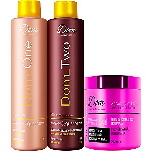 Kit Progressiva Dom One & Two Mascara Dom Extreme 500g