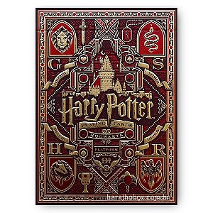 Baralho Harry Potter Vermelho (Gryffindor / Grifinória)
