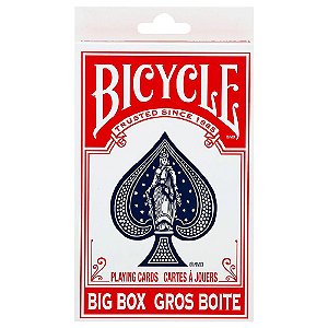Baralho Bicycle Big Box Vermelho