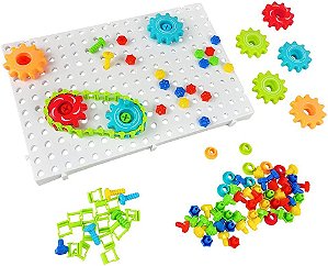 Placa Mágica de Engrenagens - Puzzle Toy Magic Plate 133 pecas
