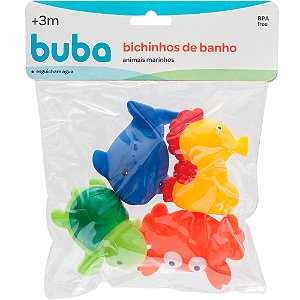 Bichinhos para Banho - Animais Marinhos