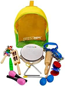 Kit Bandinha Infantil PHX - 10 Instrumentos com Mochila
