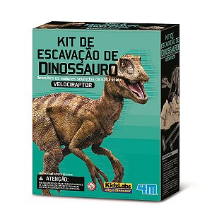 Kit de Escavação  de Esqueleto - Velociraptor
