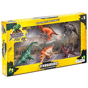 Jurassic Fun Dino Pack Com 6pcs