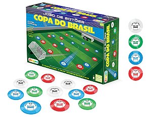 Jogo de Botões Copa do Brasil - 2 times por caixa
