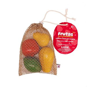 Frutas - Brinquedo de Madeira