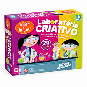 Laboratório Criativo com 24 Experiências O Show da Luna Nig Brinquedos