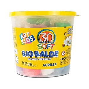 Big Balde Massinha Soft - 1,5kg