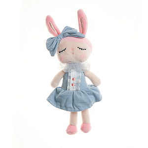 Boneca Metoo Mini Angela Liz Azul 20cm