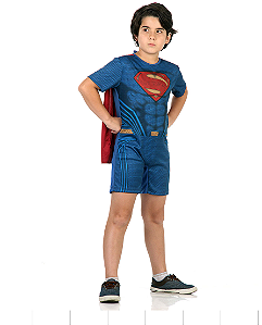 Fantasia Infantil Super Homem Curto