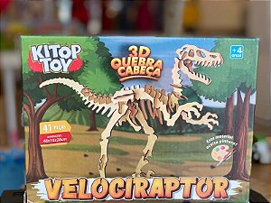 Quebra Cabeça 3D VELOCIRAPTOR