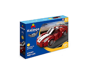 Blocos de Montar Corredores Furiosos - Sport Red Car 181 peças
