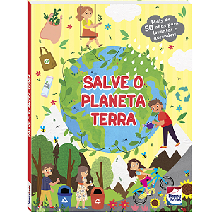 Descobrindo o Mundo-Um livro com abas: Salve o Planeta Terra