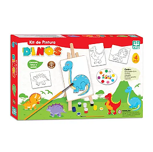 Kit de Pintura Dinos - Coleção Madeira