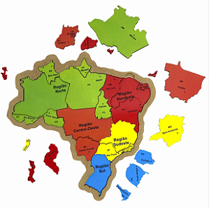 Mapa do Brasil Recortado