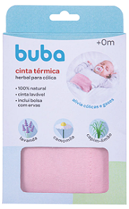 Cinta Térmica Herbal para Cólica Rosa