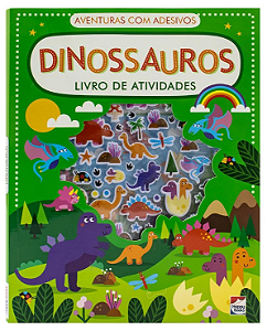 Aventuras com Adesivos - Livro de Atividades: Dinossauro
