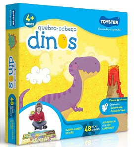 Quebra-Cabeça Grandão 48 Peças - Dinos