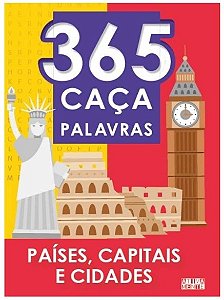 365 Caça-Palavras - Países, Capitais e Cidades