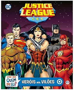 Liga da Justiça - Heróis vs Vilões - Jogo Quem Sou Eu?