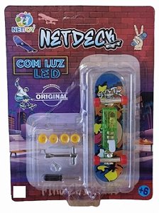 Skate de Dedo Profissional com Led Netdeck