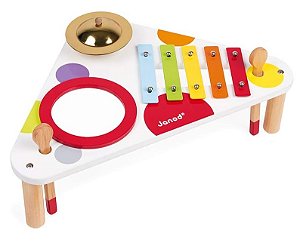Minha Primeira Mesa Musical 3 Instrumentos Confetti