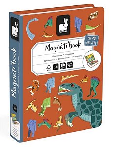 Livro Magnético Misture e Combine Dinossauros