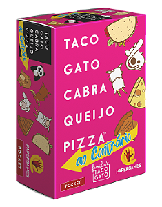 Jogo Taco Gato Cabra Queijo Pizza: ao Contrario