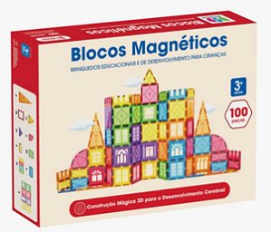 Blocos Magneticos 100 Pecas
