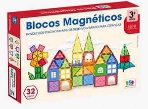 Blocos Magneticos 32 Pecas