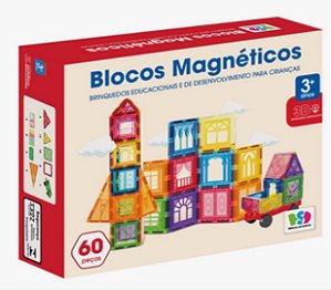 Blocos Magneticos 60 Pecas